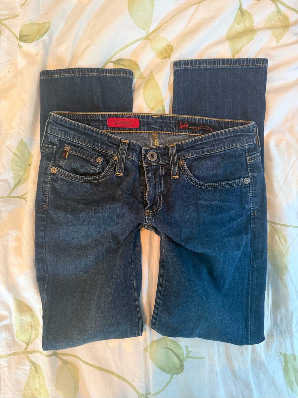 AG Adriano Goldschmied Dark Blue Bootcut Jeans